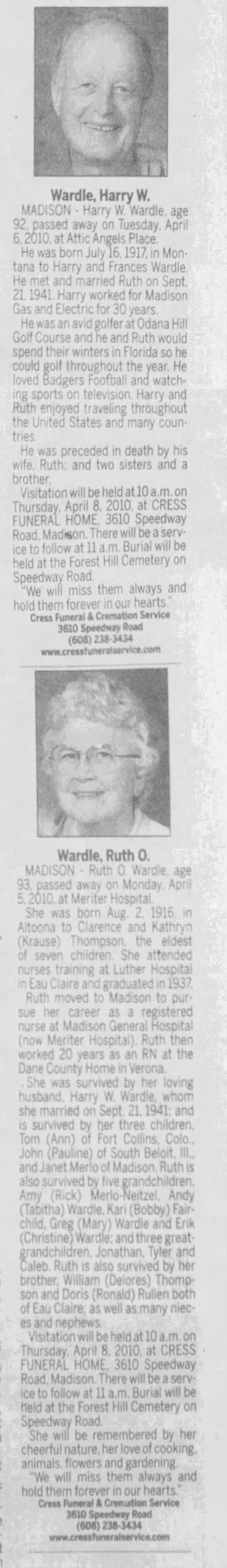Clipping from Wisconsin State Journal